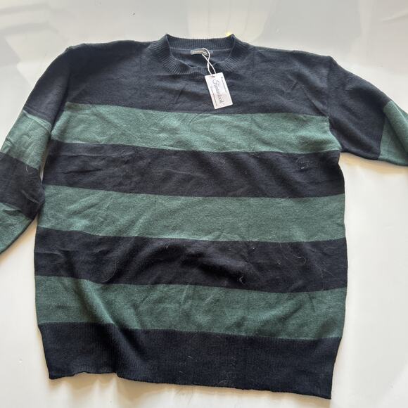 Fantaslook Striped Sweater Women Crewneck Oversized Pullover Sweater XL / New - Picture 8 of 9